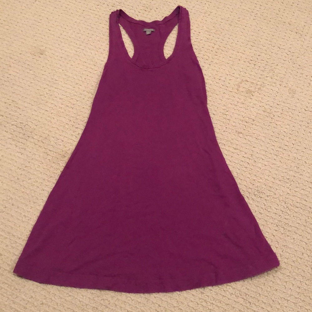 Purple beach cover up